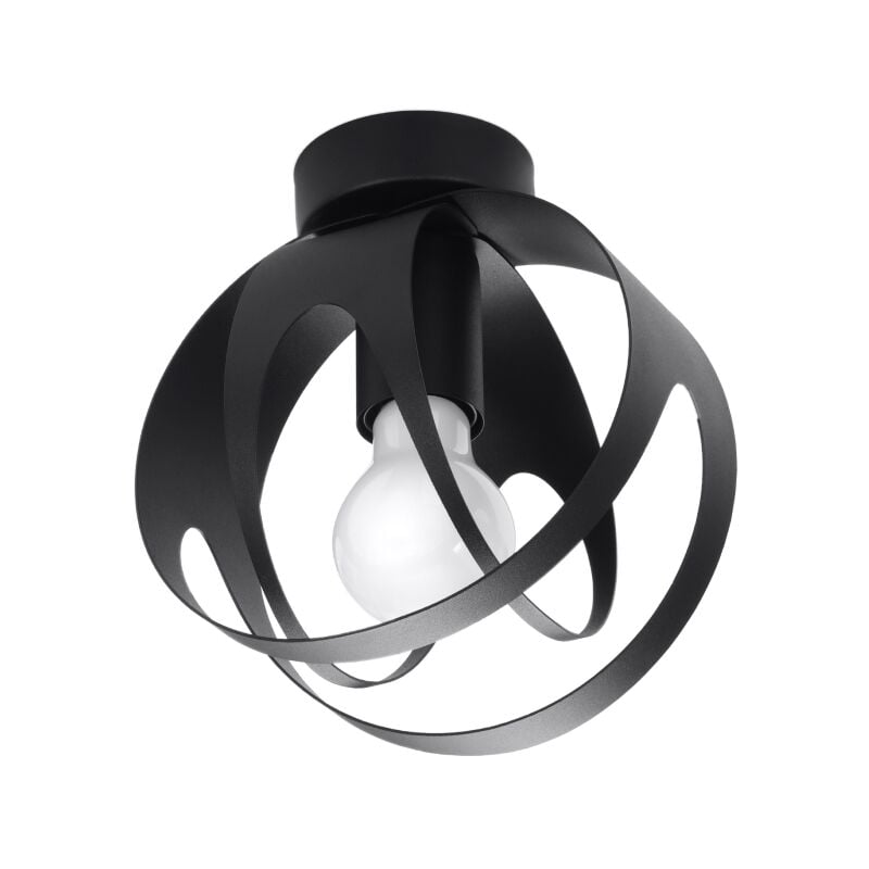 Tulos black ceiling lamp