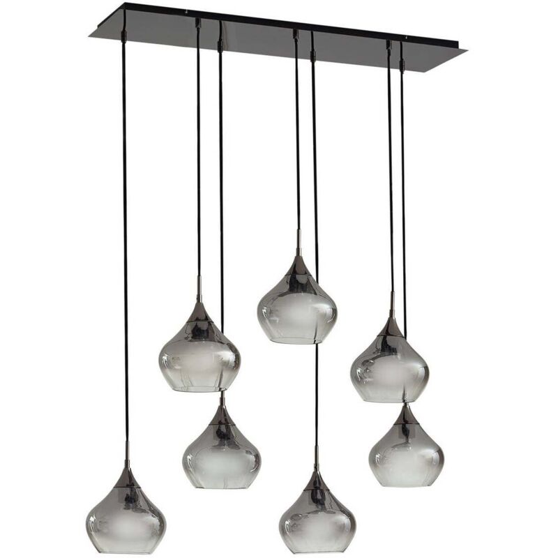Lucande - Ceiling Lightdimmable 'jarven' Made Of Glass For Living Room & Dining Room