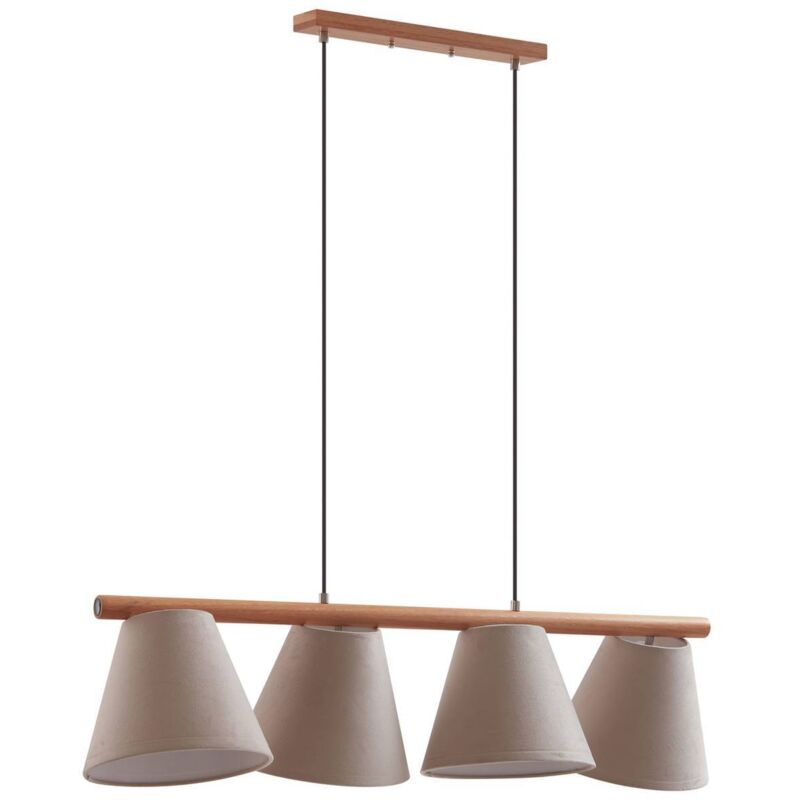 Ceiling Lightdimmable 'Jinda' made of Textile for Living Room & Dining Room