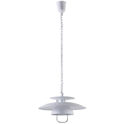 Ceiling Light Nadija dimmable (modern) in White made of Metal for e.g. Kitchen (1 light source, E27) from Lindby