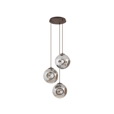 LINDBY Ceiling Lightdimmable 'Valentina' made of Glass for Living Room & Dining Room