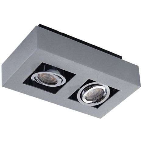 Ceiling Lightdimmable 'Vince' made of Aluminium for Hallway
