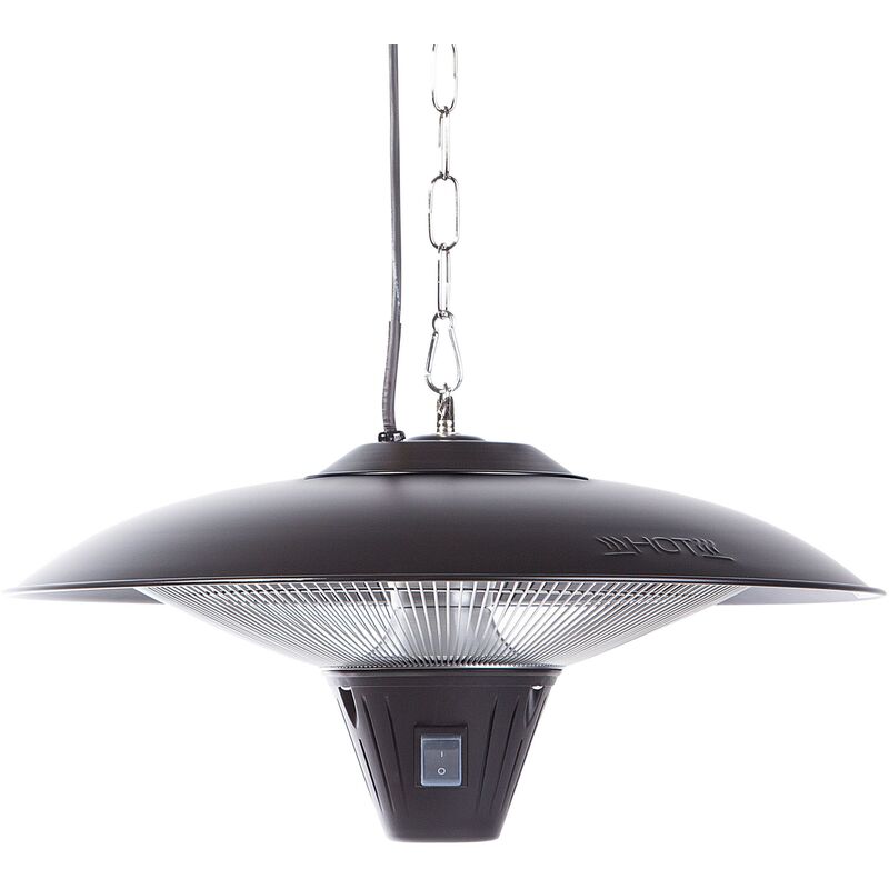 Ceiling Mounted Electric Patio Heater Black Kaba 68057