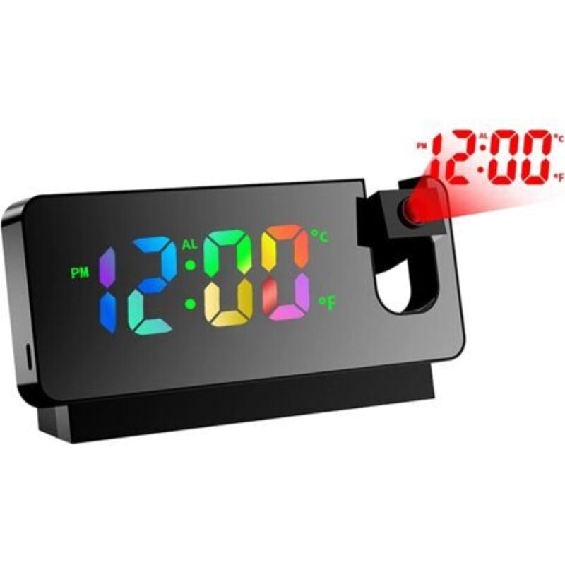 Image of Ceiling projection alarm clock, mirror alarm&hellip;