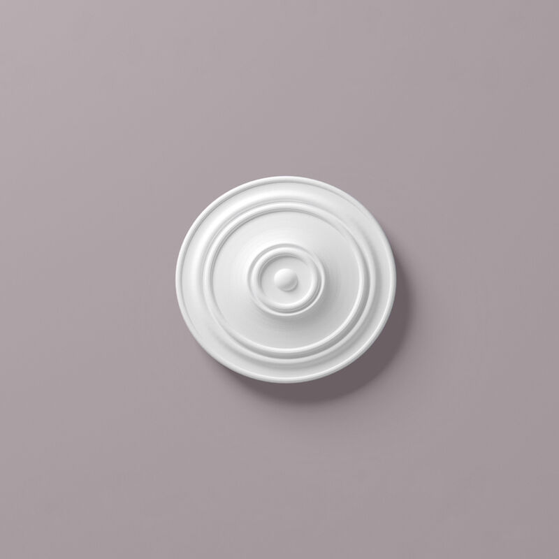 Ceiling rose NMC R15 arstyl Noel Marquet Deco element timeless classic design white diameter 56 cm - white