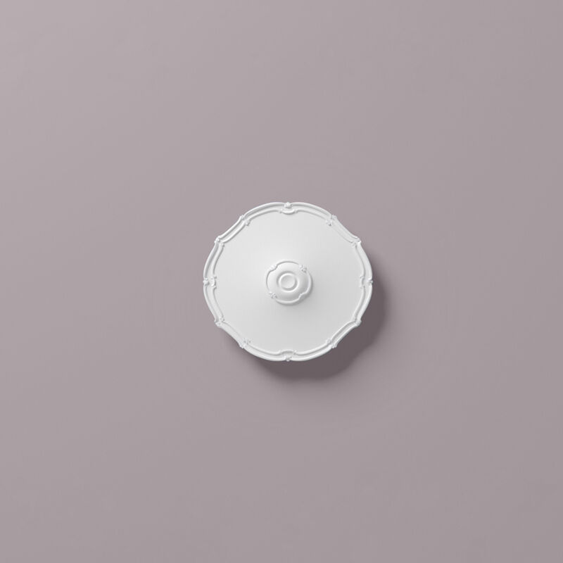 Ceiling rose NMC R16 arstyl Noel Marquet Deco element timeless classic design white diameter 48 cm - white