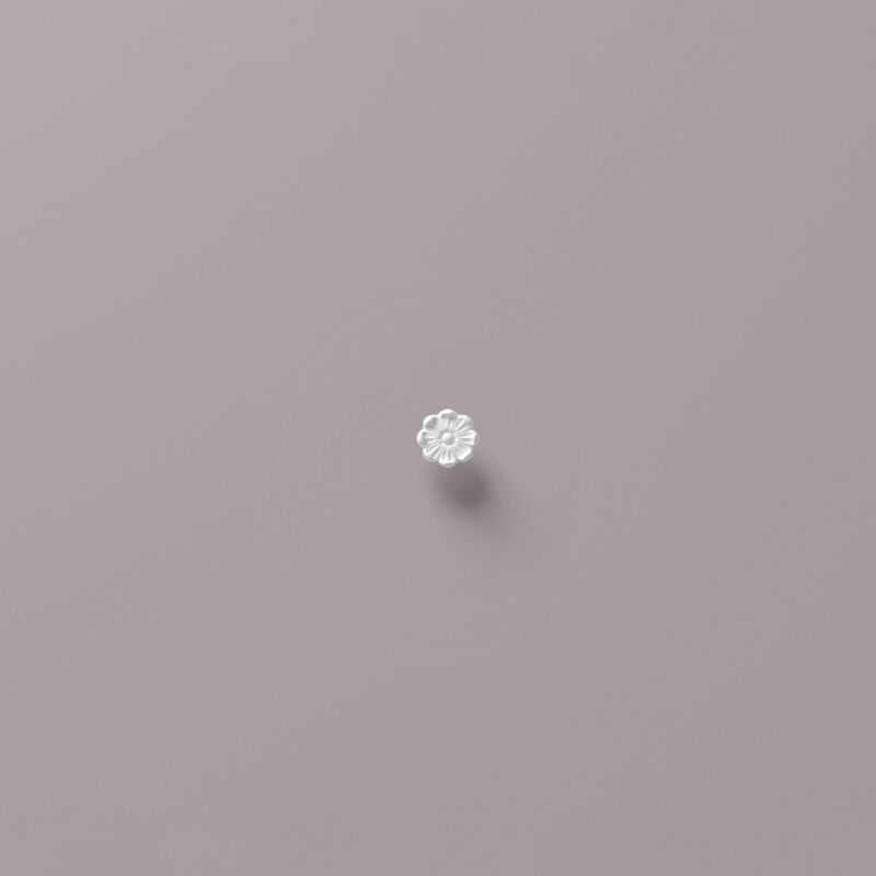 Ceiling rose NMC R17 arstyl Noel Marquet Deco element timeless classic design white diameter 8 cm - white