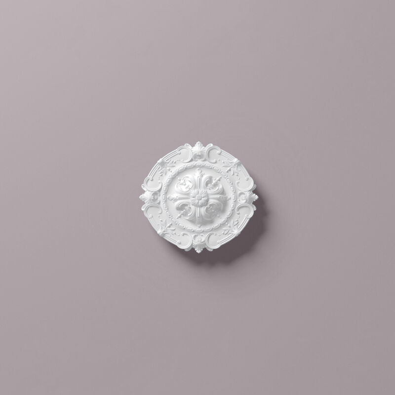 Ceiling rose NMC R6 ARSTYL Noel Marquet Deco element timeless classic design white diameter 42 cm - white