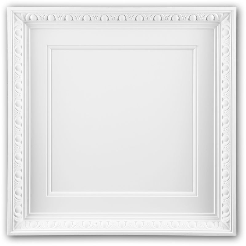 Profhome Decor - Ceiling tile 157001 Profhome Ceiling Decoration Wall panel Neo-Empire style white