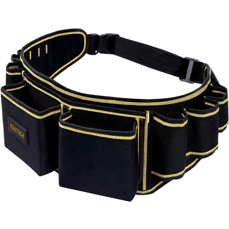 Ceinture à outils pour électricien, charpentier, ouvrier du bâtiment, ceinture utilitaire réglable, sac banane, housse de