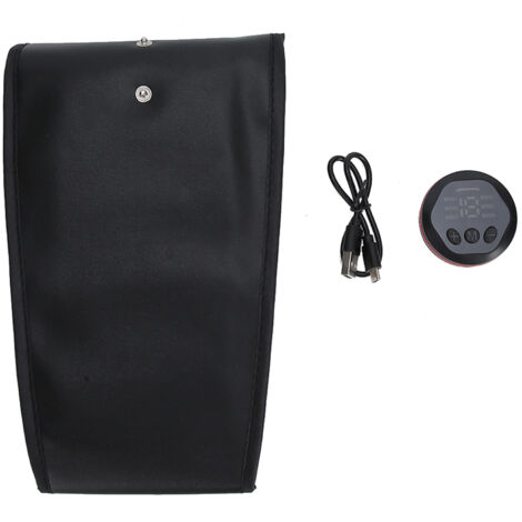 Ceinture Abdominale Stimulateur Musculaire pour Perte de Poids et Fitness Noir