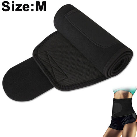 Ceinture amincissante, bandeau anti-transpiration, soutien lombaire et lombaire avec effet combinaison de sauna, entraîneur abdominal