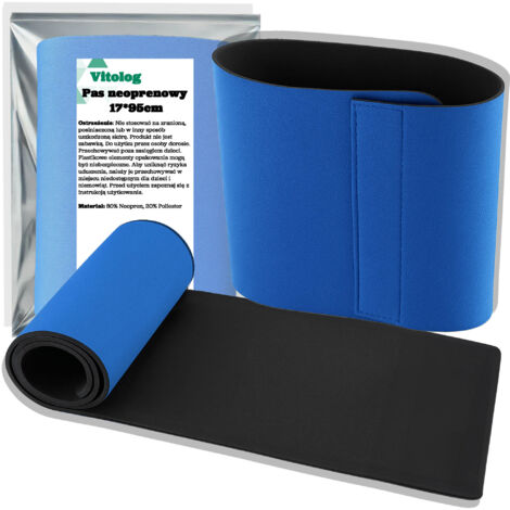Ceinture amincissante en néoprène BC pour exercices de fitness, réglable par velcro, 17 cm