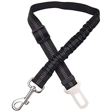 Ceinture Chien Voiture, 1 Pièces Harnais Voiture pour Chiens, Ceinture Securite Chien Voiture avec Absorption des Chocs et Mousqueton pour Tout Type de Voiture pour Tous Les Chiens et Chats