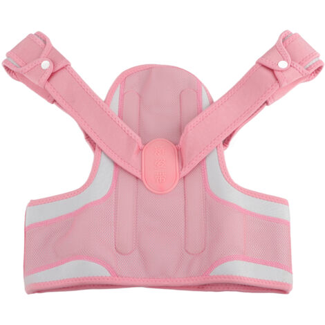 Ceinture de Correction Posturale Enfants Rose - Soutien Dorsal et Lombaire (Taille M)