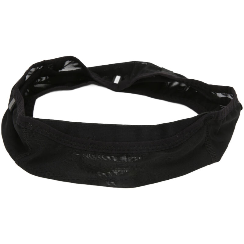 Ceinture de course respirante en mesh élastique, poche de sport pour homme et femme, idéale pour la randonnée et le fitness.