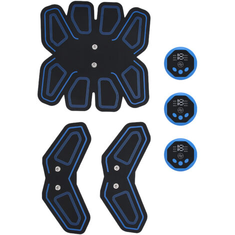 Ceinture de fitness EMS, stimulateur musculaire abdominal électrique, tonifiant et amincissant, autocollant pour la taille-AquaForge