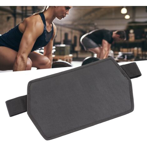Ceinture de Fitness pour Pressions Hip Thrust Belt 1 x Hip Bridge Belt PU Leather 88 x 20.8 x 1cm Black Haltère Exercice Culotte Amélioration de Force Portabilité 188g Design Ergonomique