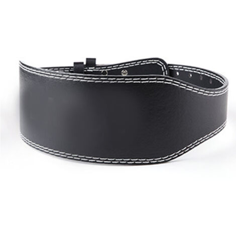 Ceinture de Gym en PVC Ajustable pour Haltérophilie, Powerlifting et Entraînement Croisé