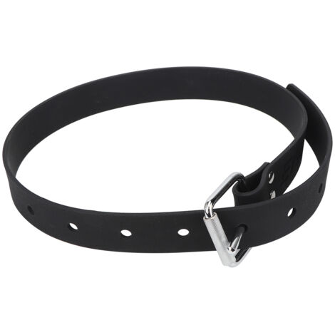 Ceinture de lestage en silicone pour plongée sous-marine avec boucle acier à dégagement rapide - 1,5 m
