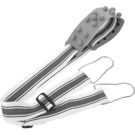 Ceinture de Massage Chauffante pour Machine Vibrante Boucle Acier Antidérapante Ceinture Amincissante Ajustable pour Entraînement Abdominal à Domicile Équipement Fitness Léger