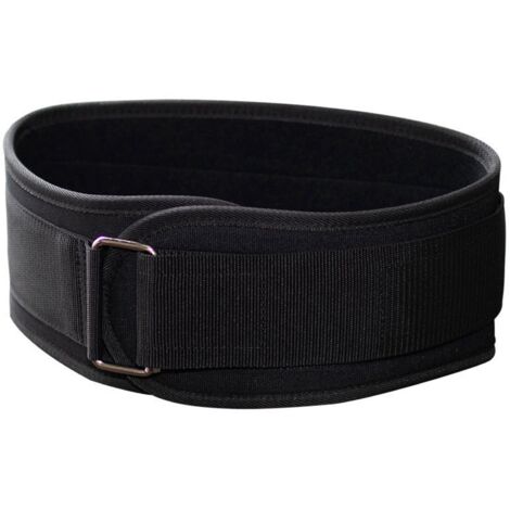 Ceinture de musculation ajustable, support lombaire pour fitness et haltérophilie, taille S (60-77 cm) - Noir