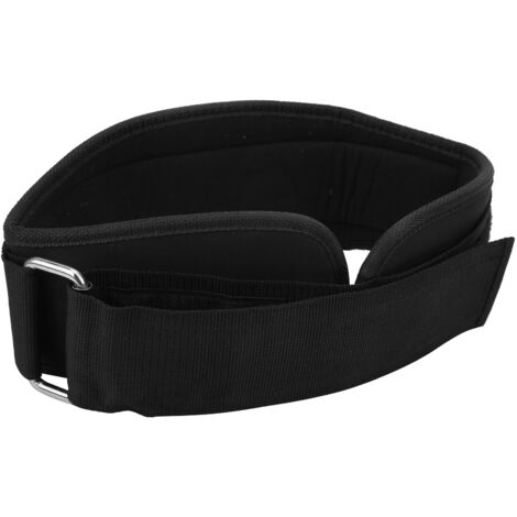 Ceinture de musculation en nylon large, support lombaire pour haltérophilie et fitness