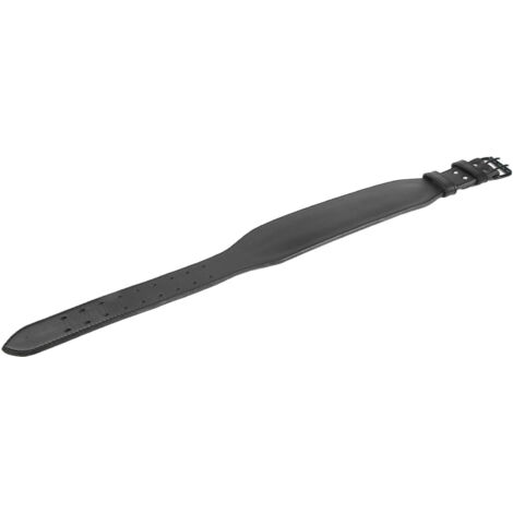 Ceinture de musculation réglable pour le soulevé de terre et le squat - Noir - Hommes et Femmes