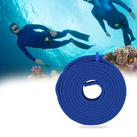 Ceinture de plongée universelle à boucle plastique à dégagement rapide (bleu)