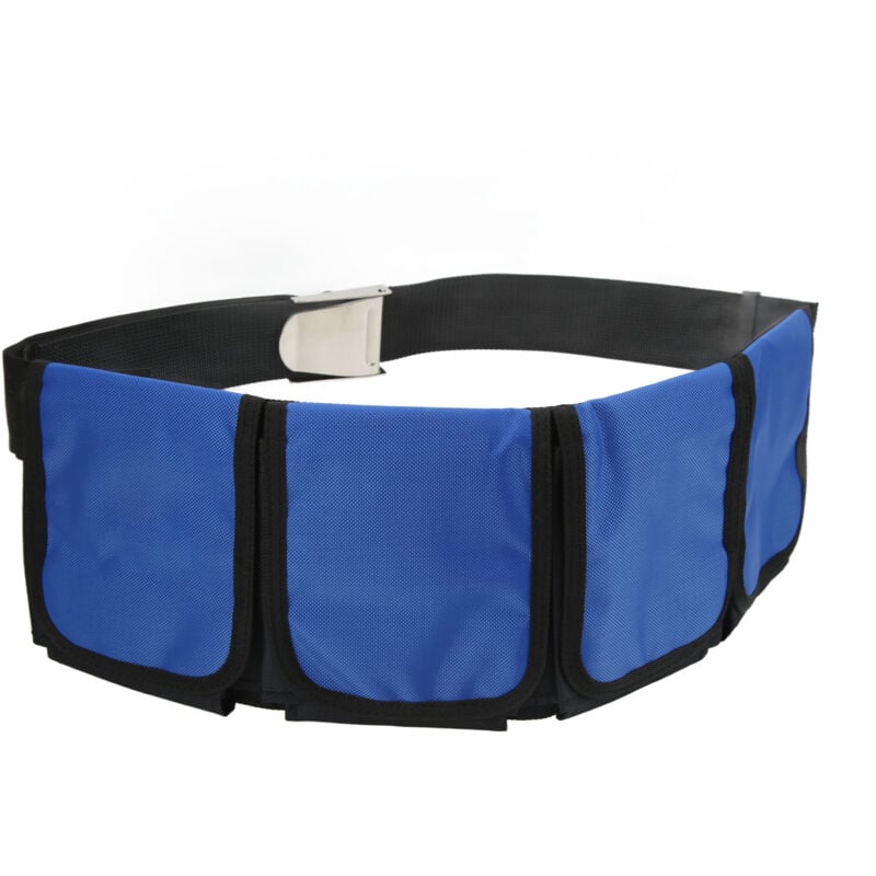 Ineasicer - Ceinture de poids de poche pour la plongée sous-marine Ceinture de poids en tissu Oxford avec 4 poches pour la plongée avec tuba et