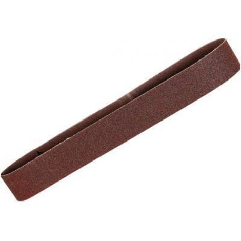 Ceinture de ponçage pour ponceuse à bande 30x533 mm K60 5 unités