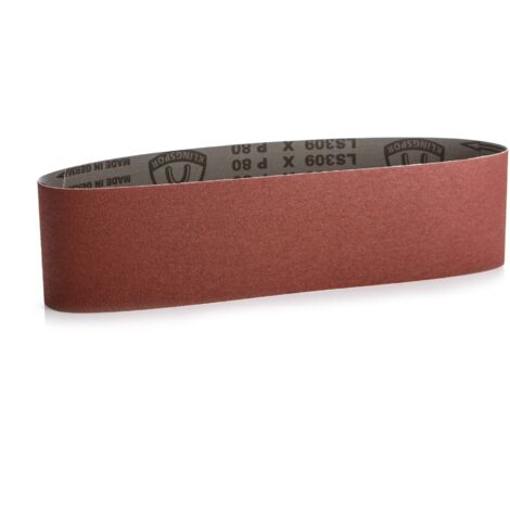 Ceinture de ponçage pour ponceuse à bande Mirka Hiolit 5743299310 65x410 mm P100