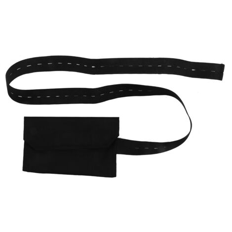 Ceinture de protection ajustable pour cathéter de dialyse péritonéale à bouton (Noir)