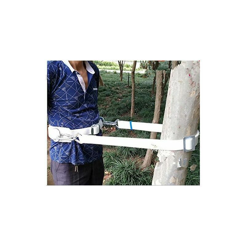 Lucky-88 - Ceinture de sécurité avec cordon réglable, équipement de protection pour harnais de construction pour grimper aux arbres, kit de