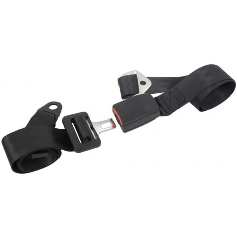 Ceinture de securite 2 points reglable deux cotes 1.9m