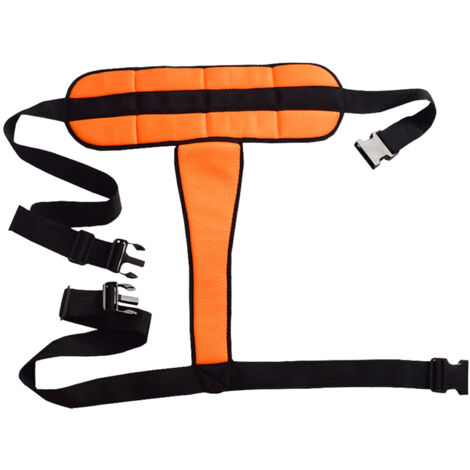 Ceinture de sécurité ajustable pour fauteuil roulant, harnais de protection pour patients - Orange