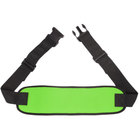 Ceinture de sécurité ajustable pour fauteuil roulant, harnais respirant et confortable pour personnes âgées, taille standard, vert vif.