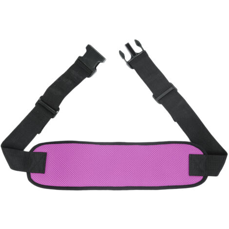 Ceinture de sécurité ajustable pour fauteuil roulant - Harnais respirant et confortable pour personnes âgées - Taille standard - Violet
