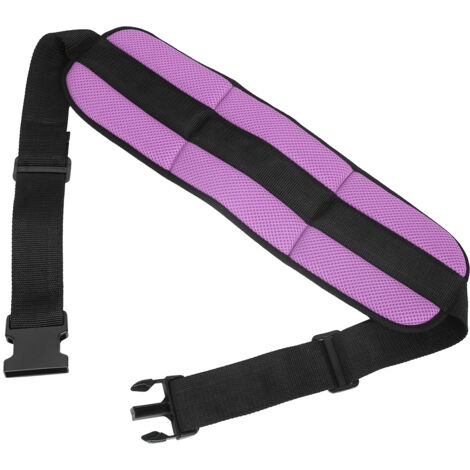 Ceinture de sécurité ajustable pour fauteuil roulant - Sangle de maintien violette pour patients