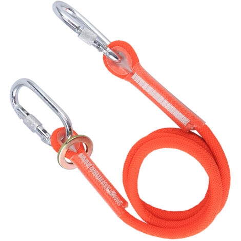 Ceinture de sécurité de travail en hauteur 1.6M avec boucle, corde d'assurance pour construction extérieure