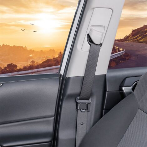 Clip boucle ceinture sécurité voiture Accessoires couverture anti-rayures  silic$
