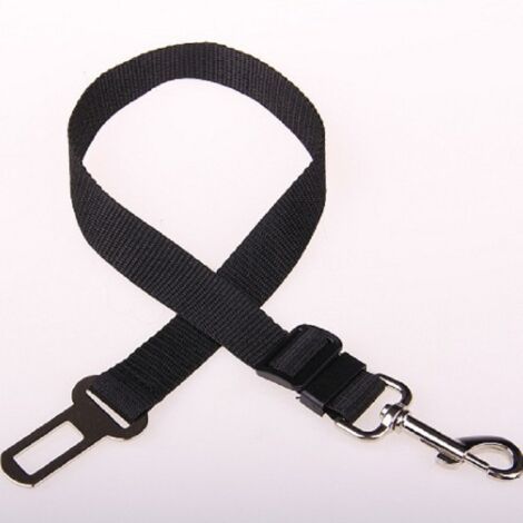 Ceinture de sécurité de voiture pour animaux de compagnie Ceinture de sécurité réglable Ceinture de sécurité Corde de plomb pour petits et moyens chiens Clip de voyage Fournitures pour animaux de comp