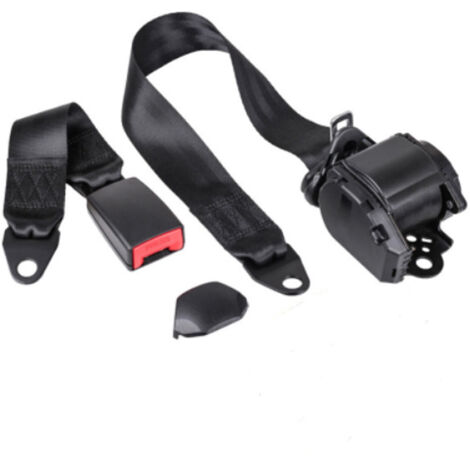 Ceinture de sécurité de voiture, réglable universel 3 points Ceinture de sécurité de voiture, Seat automatique télescopique pour voiture Ceinture de voitures Accessoires Voyage Véhicule-Fei Yu
