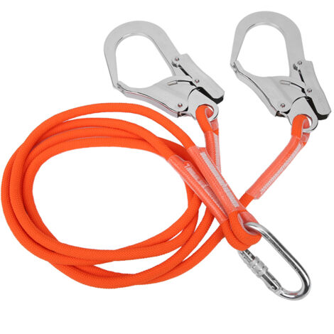 Ceinture de sécurité pour travaux en hauteur 1,6 m, sangle de protection pour construction extérieure et assurance