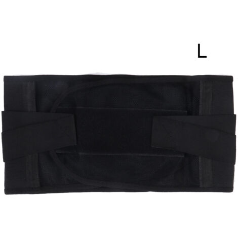 Ceinture de soutien abdominal ajustable et respirante pour le sport - Noir