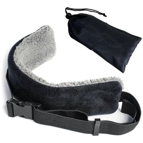 Ceinture de soutien ajustable alternative à un oreiller de voyage pour avion ---