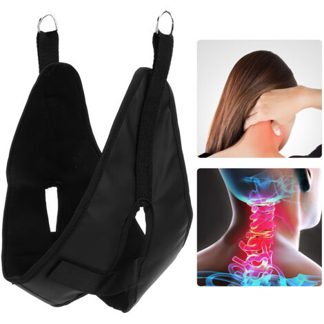 Ceinture de Soutien Cervical pour Corriger la Posture et Réduire les Douleurs au Cou - Modèle Noir Taille Moyenne