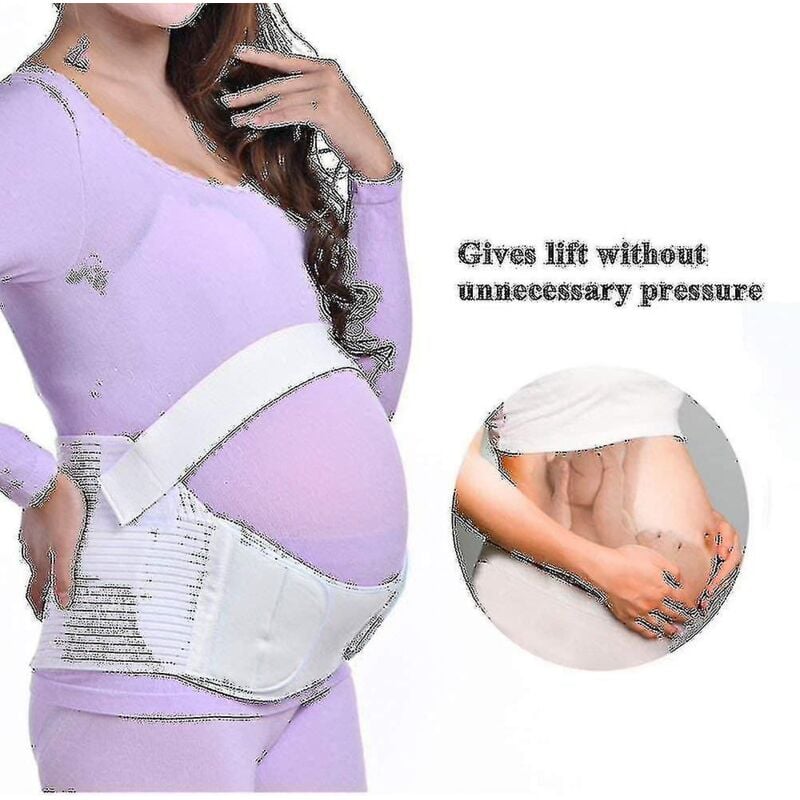Ceinture de soutien de maternité Rtdep Ceinture de grossesse Ceinture de soutien Ceinture abdominale de grossesse, dos/taille.xl (85 cm-120 cm/33,46