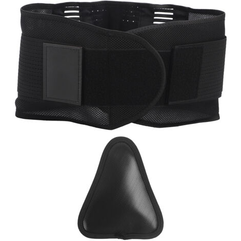 Ceinture de Soutien Lombaire Ajustable et Respirante pour le Sport avec Coussin Amovible
