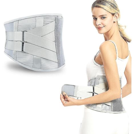 Ceinture de soutien lombaire pour hernie discale, ceinture de soutien dorsal, ceinture orthopédique de soutien lombaire